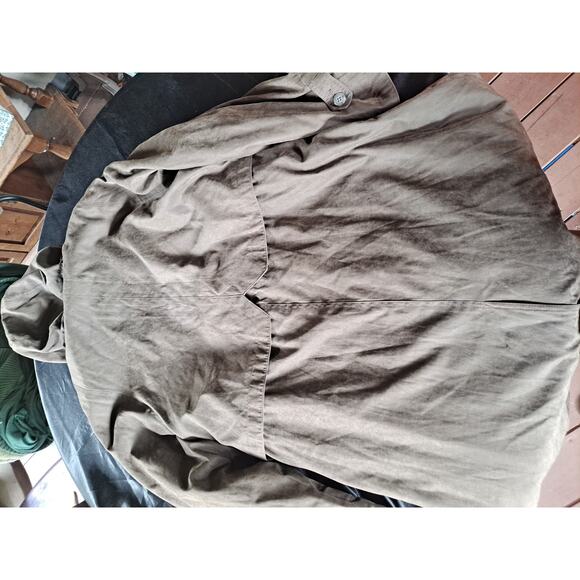 F.S. Limited Trench Coat Women’s Size 12 Brown Long Sleeve Duel Zipper Hooded - Picture 5 of 5